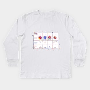 Human ABO blood type Kids Long Sleeve T-Shirt